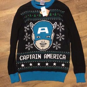 NWT captain america sweater